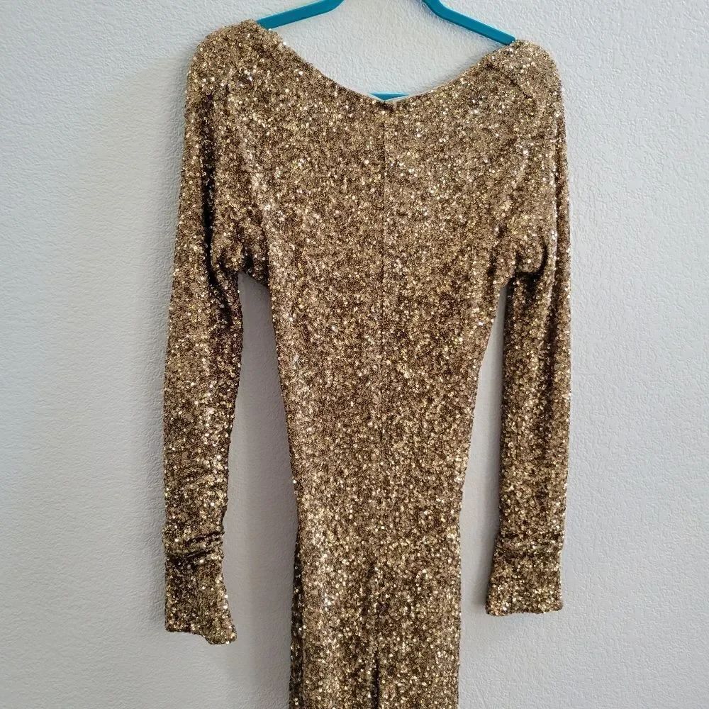AMEN sequin Jumpsuit size 4 S - Picture 12 of 16